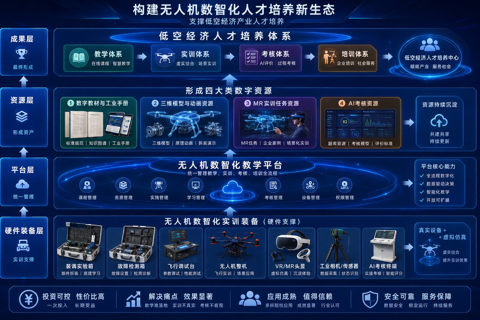 无人机数智化教学平台蓝图